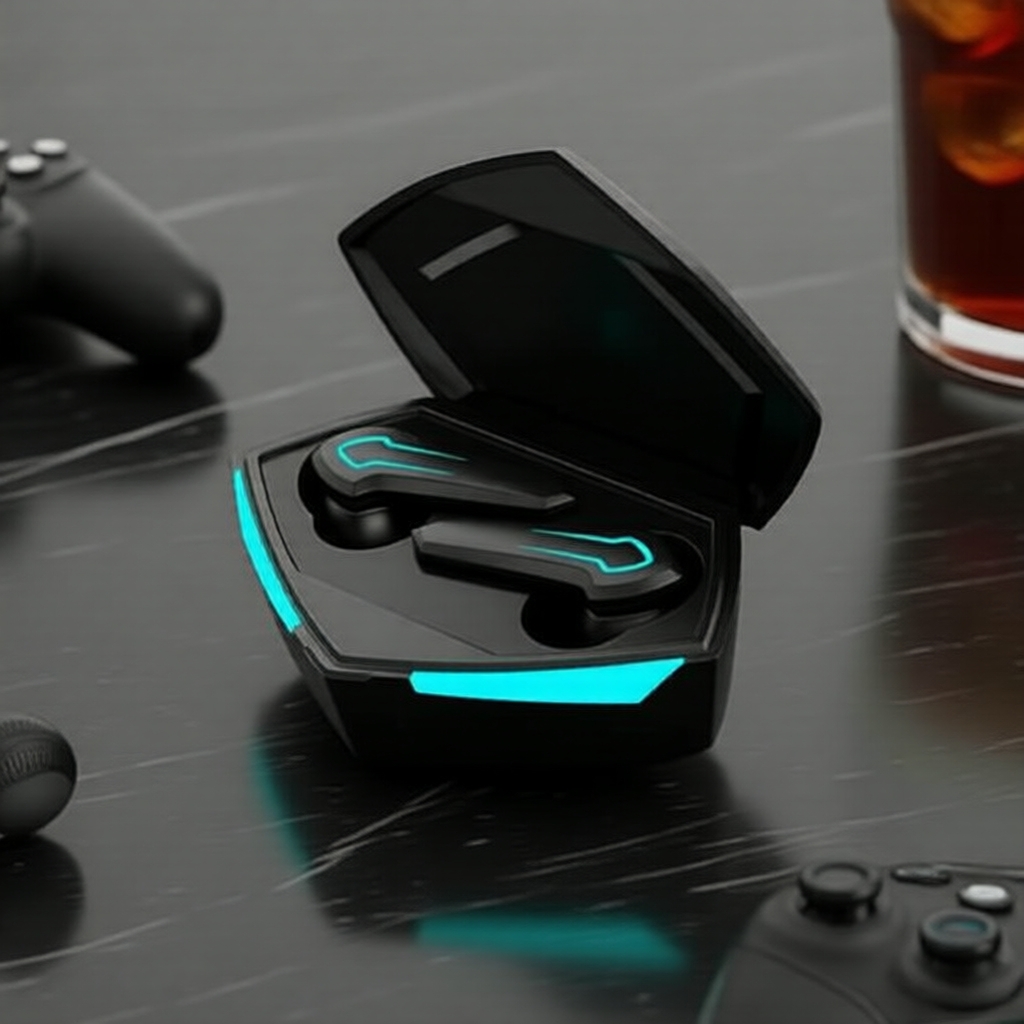 Tai nghe Bluetooth P30: Khử ồn HD, Nhẹ & Gập gọn, Tai nghe nhét tai HiFi Stereo chơi game cho du lịc