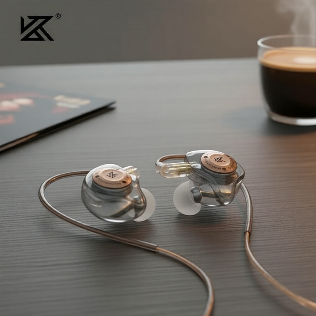 Tai nghe KZ EDX Pro, 2 driver BA, có dây, Hi-Fi, âm bass sâu, chống ồn cho ca sĩ