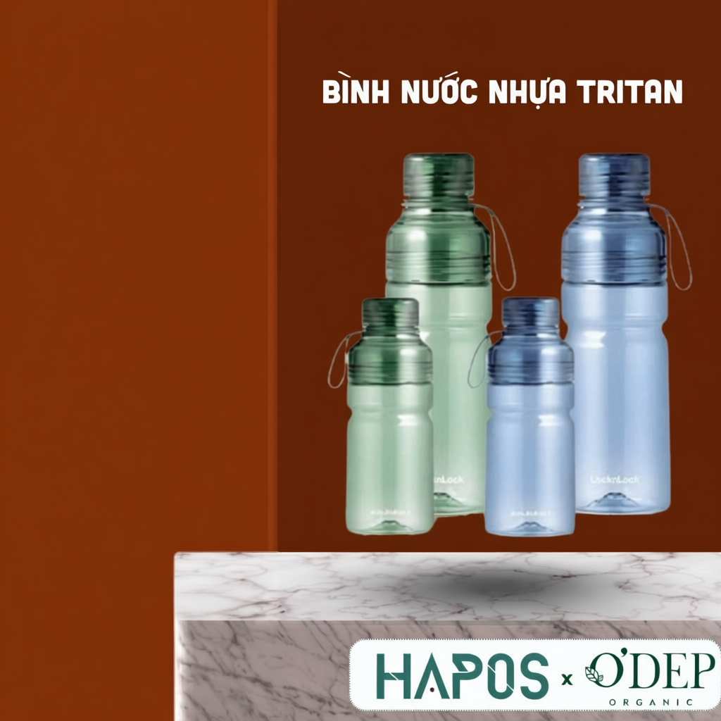 Bình nước nhựa tritan LocknLock Sport Bottle ABF769 ABF770 520lml, 680ml