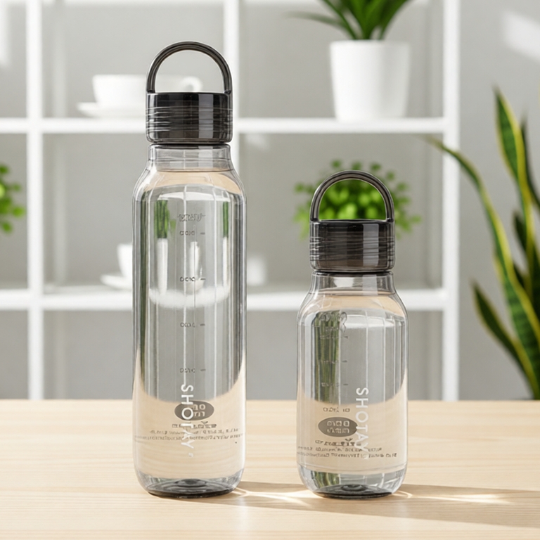 670ml Thời Trang Tritan Chất Liệu Bình Nước, cốc nước ngoài trời cho học sinh，Chịu nhiệt cao, tiện lợi và bền