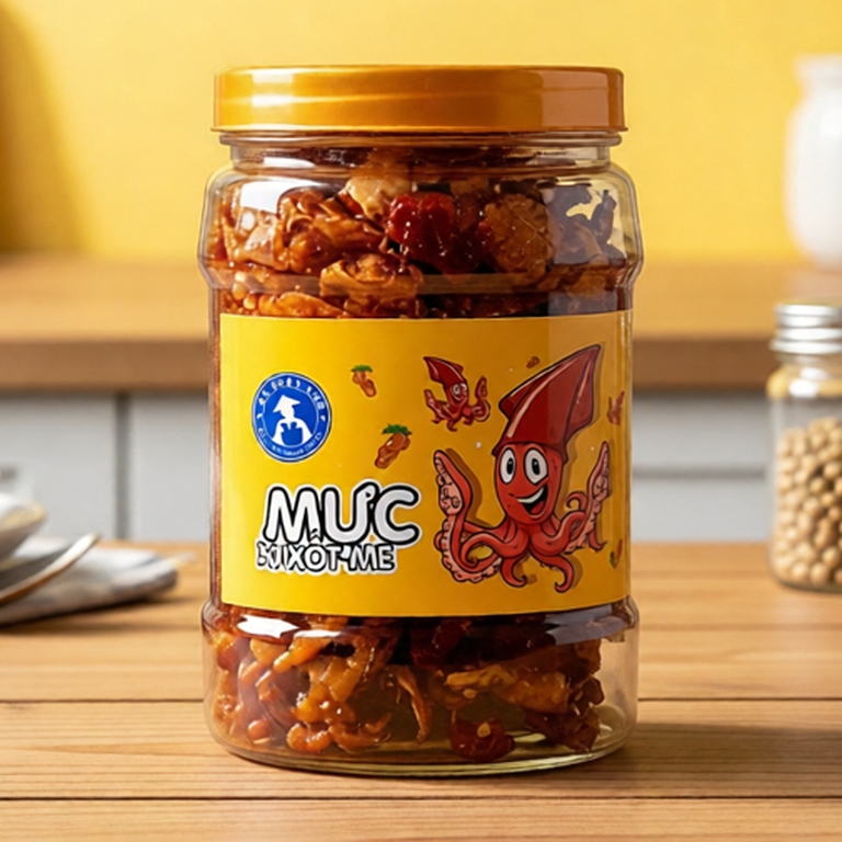 Mực rim me đồ ăn vặt Đệ Nhất Khô ngon giá rẻ Đặc Sản Phan Thiết
