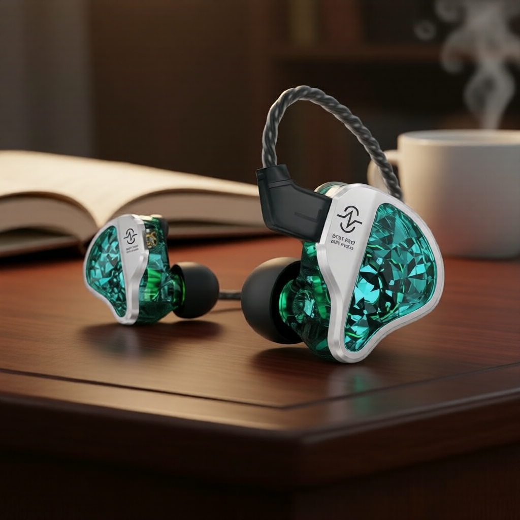 CCZ BC01 Pro 1BA 1DD Tai nghe hybrid nhét tai, HiFi Stereo, Gaming/Singer Pro, Dây rời 2 chân, Đầu t