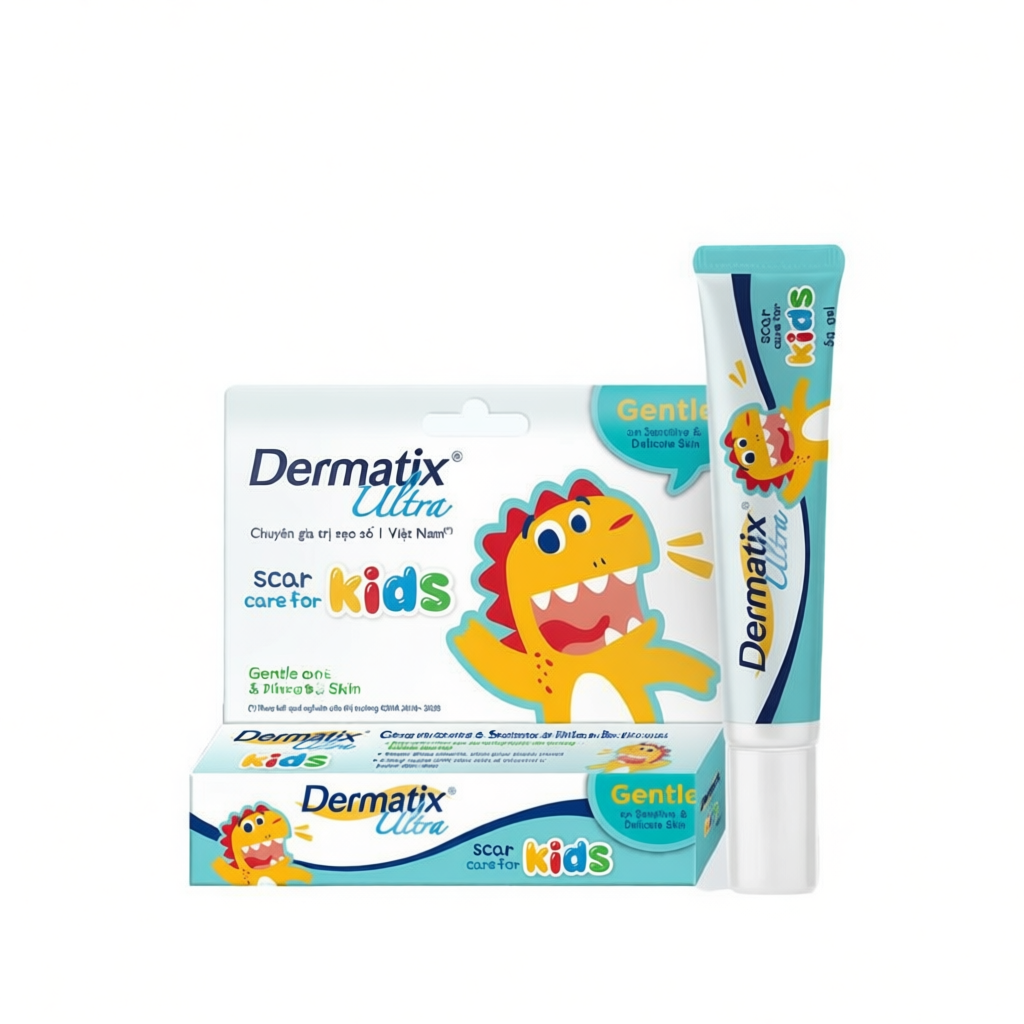 Gel DERMATIX ULTRA KIDS giúp da lành sẹo cho bé (Tuýp 5g)