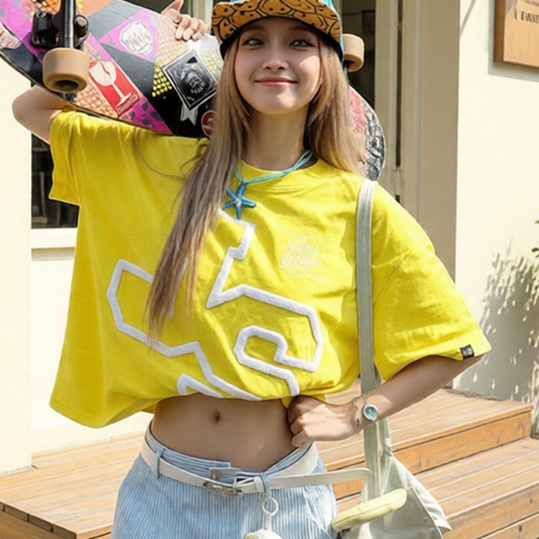 JS tee BOXY - Áo thun cổ tròn Thêu xù JS form rộng nam nữ unisex 🖤 Áo phông boxy Brand Jaystoree