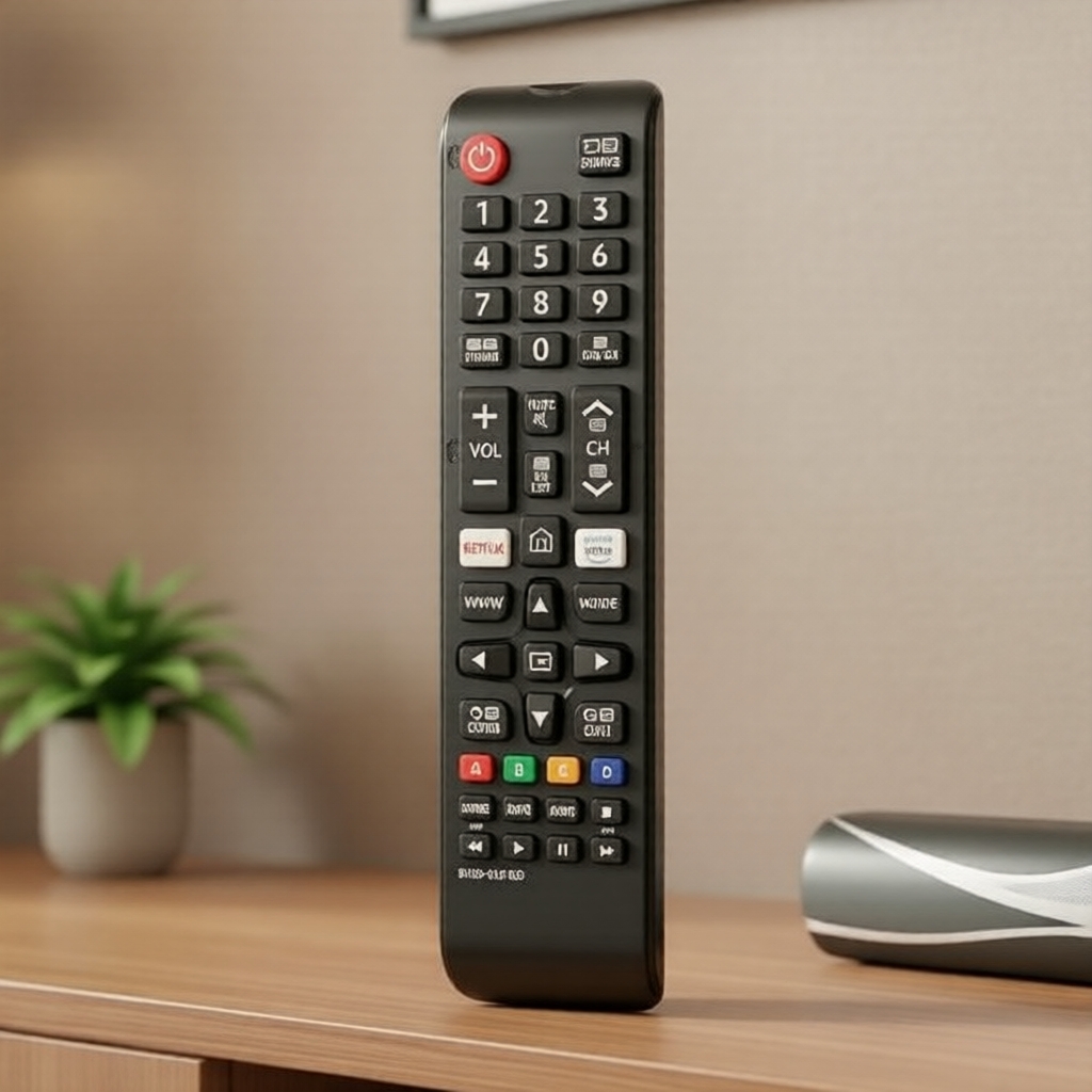 Điều khiển từ xa TV Samsung BN59-01315D có phím tắt Netflix và Prime Video