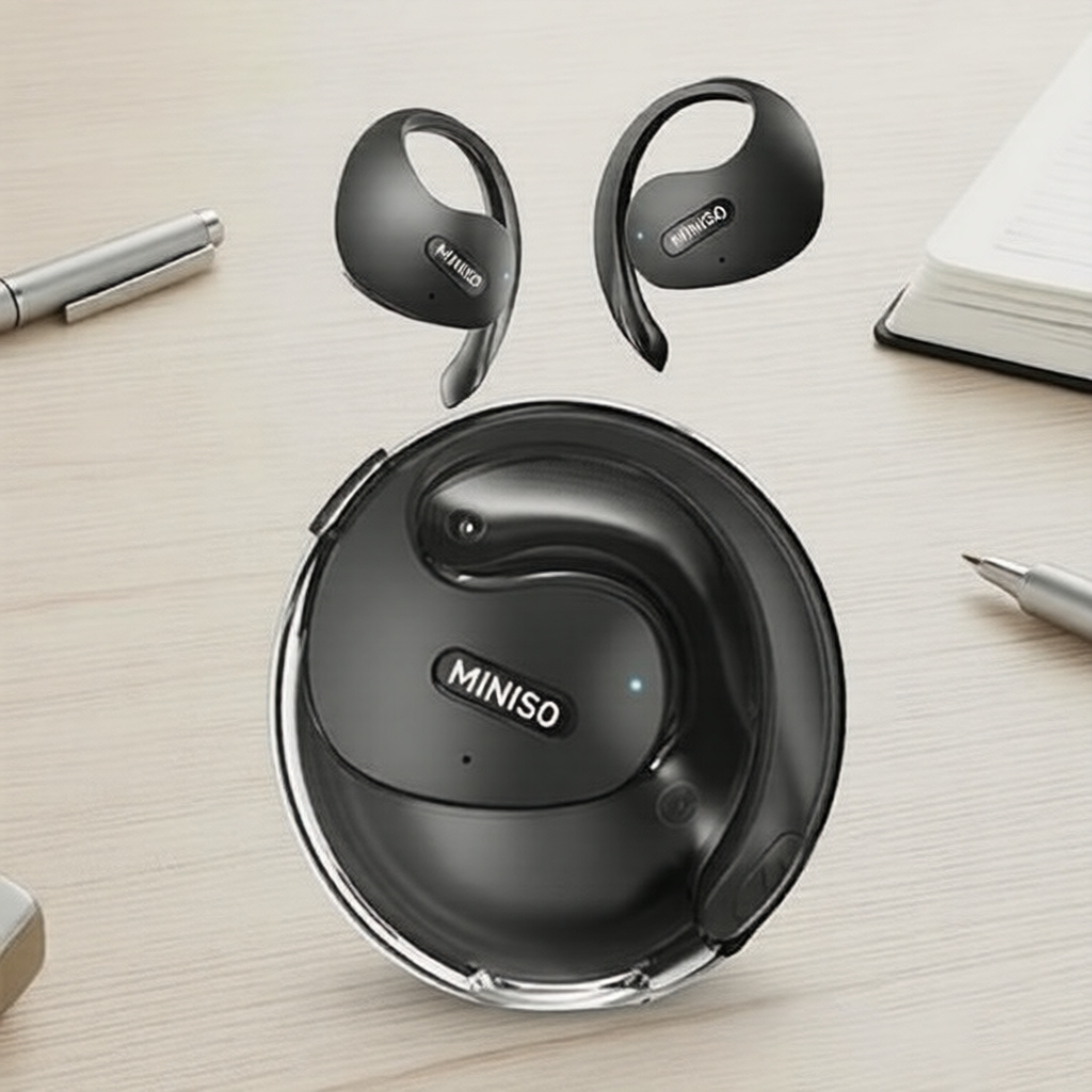 MINISO Tai nghe không dây x15 pro OWS, tai nghe thể thao chống nước, tai nghe Bluetooth mở tai kèm m