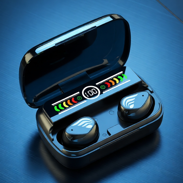 Tai nghe Bluetooth không dây Pin 3H, bass mạnh, kết nối nhanh, âm thanh vòm 360, mic chống ồn