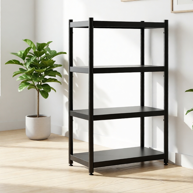 Kệ Đen thép Carbon, sơn tĩnh điện không han gỉ, Kệ để đồ đa năng cao cấp, 3,4,5 tầng kích thước 50cm, 70cm
