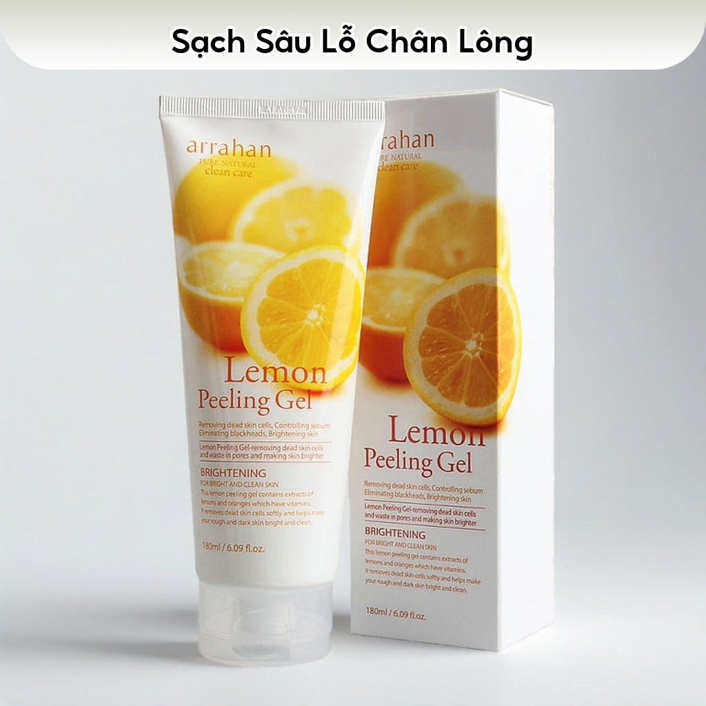 Gel Tẩy Da Chết Hoa Quả Làm Trắng Da Arrahan 180ml