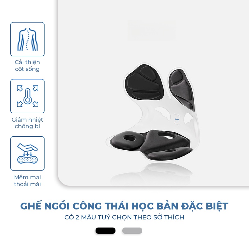 Ghế Công Thái Học Ứng Dụng 4 Sáng Chế Giảm Đau Mỏi Lưng Cho Dân