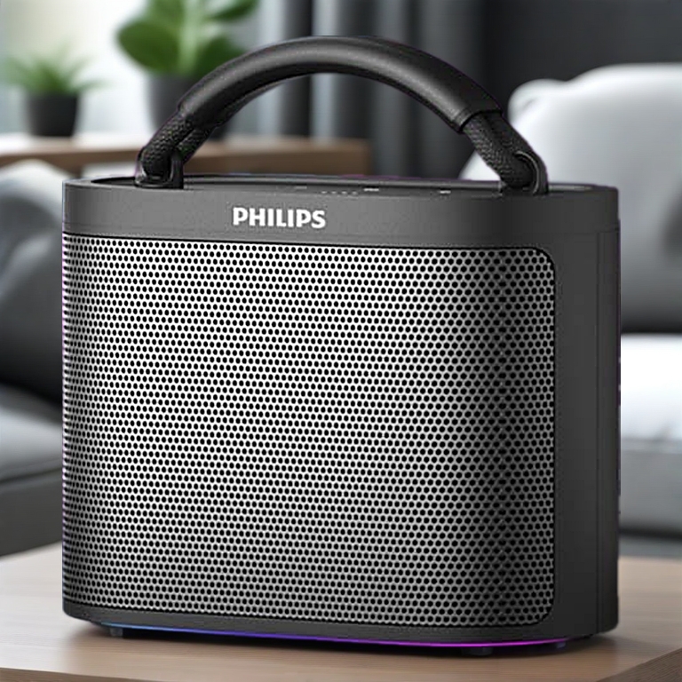 Loa Bluetooth Philips TAS4200 – Âm thanh 20W | TWS Stereo | 10h phát nhạc | AUX/TF | Có tay cầm