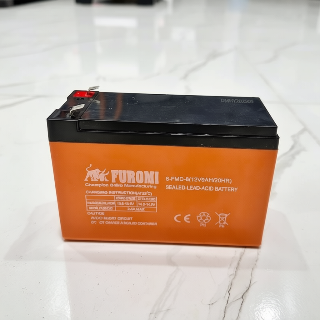 Bình Ắc Quy Khô 12V – 9AH/12AH Hãng FUROMI – Sử Dụng Bình Xịt, Loa Kéo, Bộ Lưu Điện (Chuẩn Ký, Chuẩn
