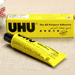 Keo dán UHU chuyên dán đồ handmade, vải, len sợi đa dụng, trong suốt, không mùi hôi, không bị lem