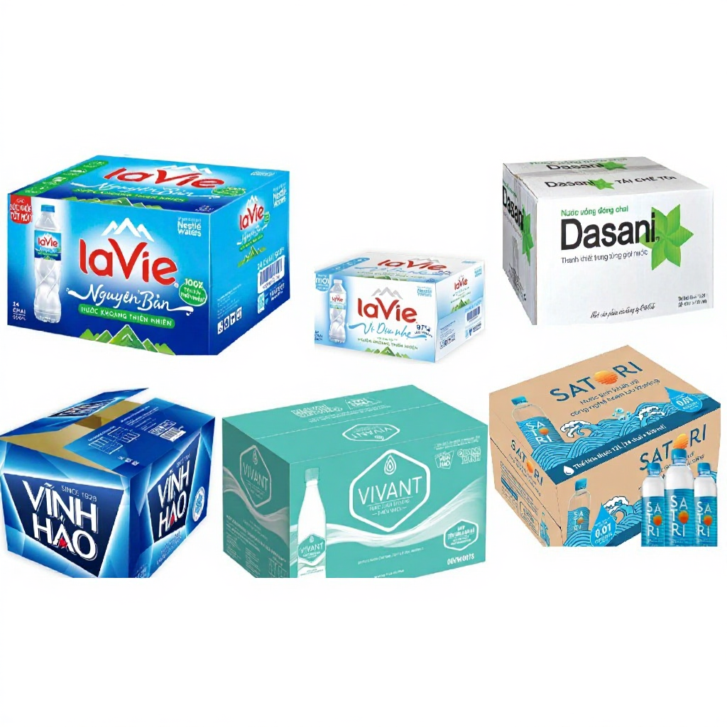 Nước khoáng lavie Satori Dasani Vĩnh Hảo Vivant 24 Chai x 500ml