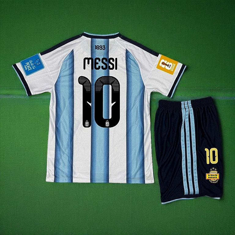 BỘ QUẦN ÁO BÓNG ĐÁ ĐỘI TUYỂN ARGENTINA - MẪU MỚI NHẤT - VẢI GAI THÁI CAO CẤP