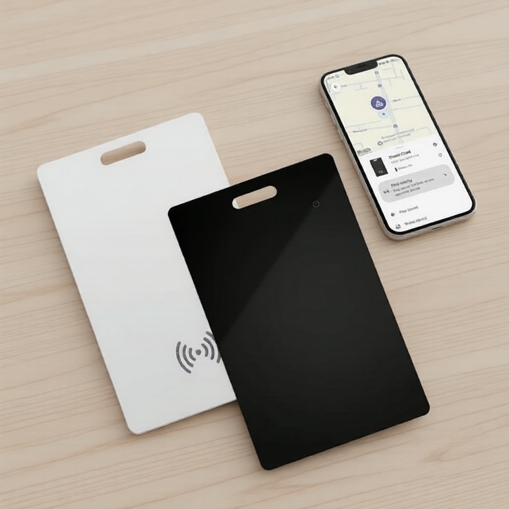 Thẻ định vị Android chống nước – Kiểu dáng AirTag cho Find My Device, sạc không dây