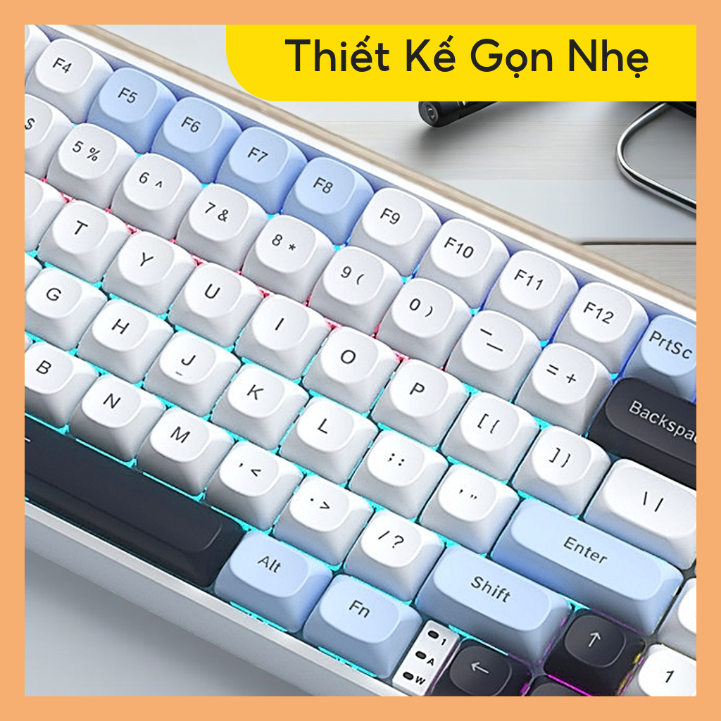 Bàn Phím Cơ AULA S100PRO 99 Phím nhỏ gọn, Keycap PBT trường tồn, độ trễ thấp phù hợp văn phòng