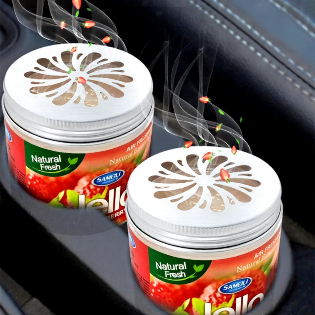 Sáp Thơm Ô Tô Cao Cấp Jello Pure Aroma Hương Trái Cây Tự Nhiên Khử Mùi Xe Hơi Và Tỏa Hương Thơm Mát