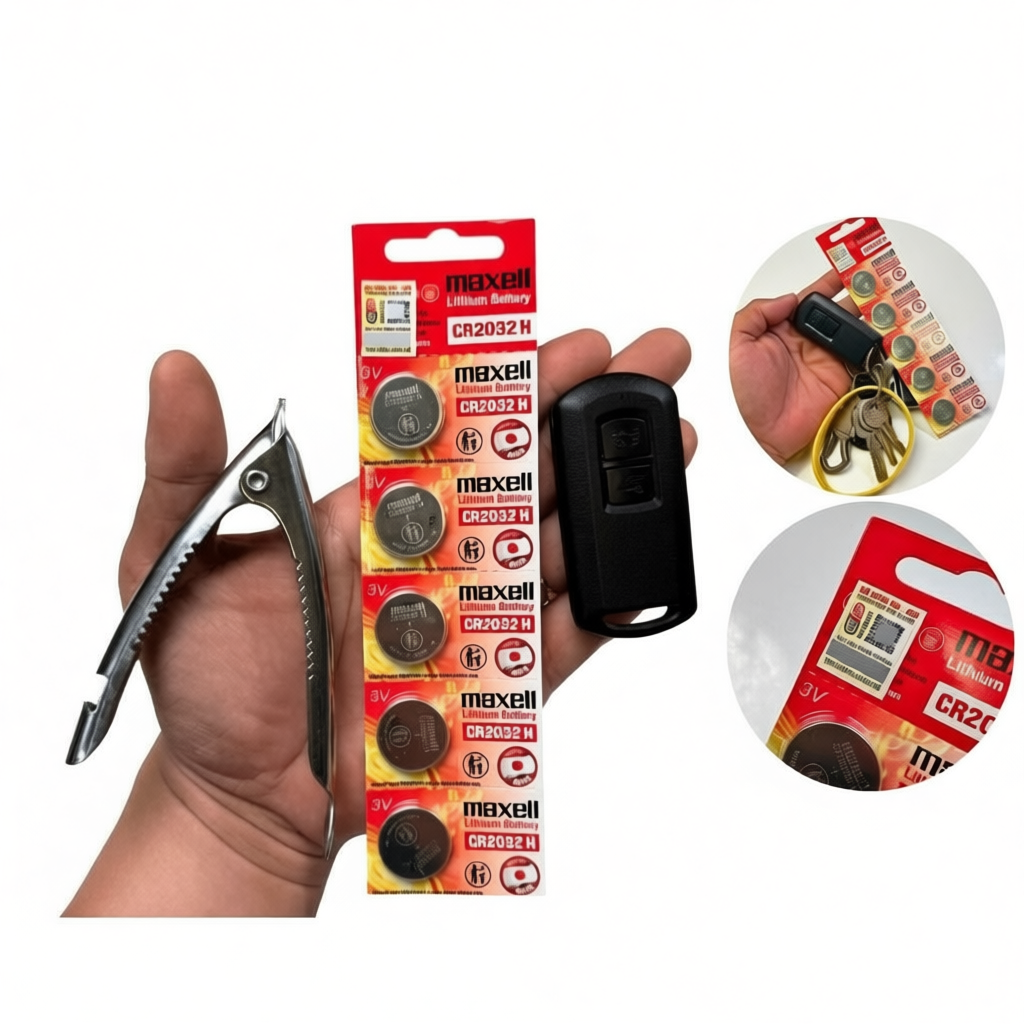 Pin CR2032H Chính Hãng Honda thay cho chìa khóa smartkey