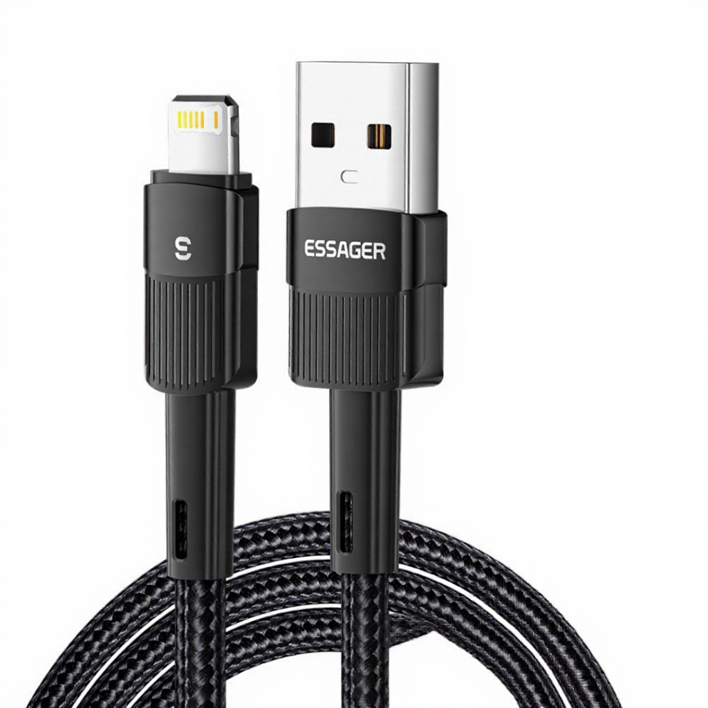 Dây Sạc Chống Gãy Đầu Essager 1m