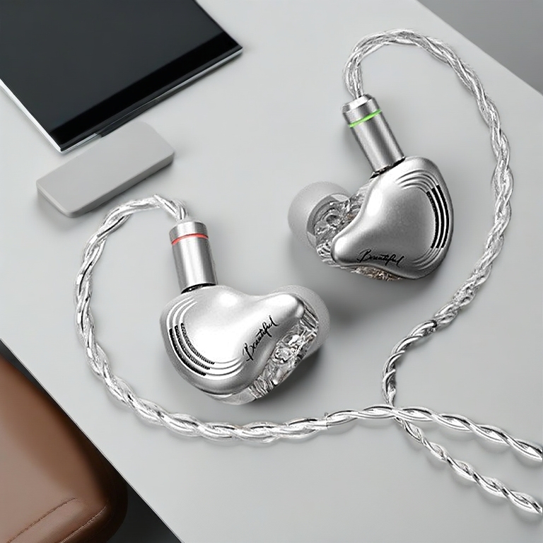 Tai nghe chơi game trong tai S400 HIFI Màn hình động có dây Lớp có thể hoán đổi cho nhau Dây chơi game Nghe phân biệt âm thanh Chuyên dụng
