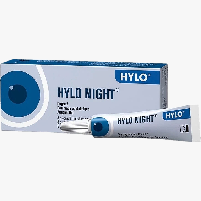 Gel tra mắt chứa Vitamin A Hylo night - Tuýp 5g DATE T10/2026