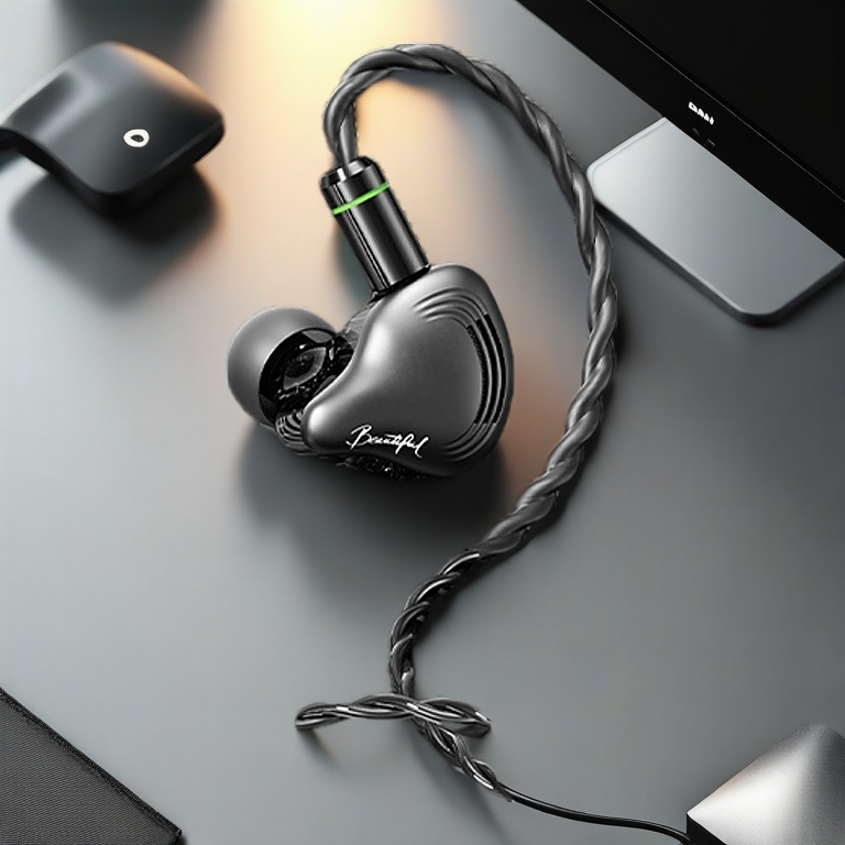 Tai nghe chơi game trong tai S400 HIFI Màn hình động có dây Lớp có thể hoán đổi cho nhau Dây chơi game Nghe phân biệt âm thanh Chuyên dụng