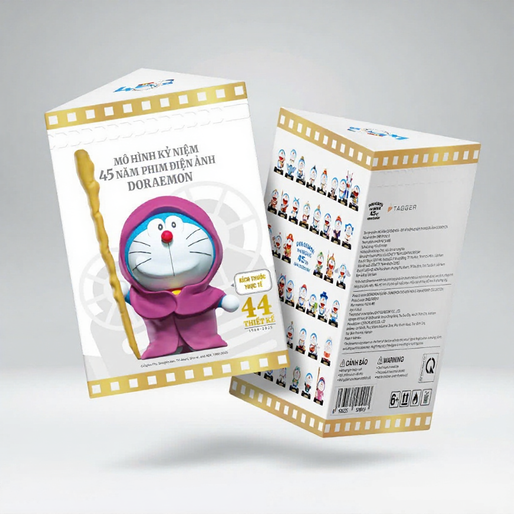[ 1 Hộp Lẽ ] Mô Hình Doraemon Kỷ Niệm 45 năm