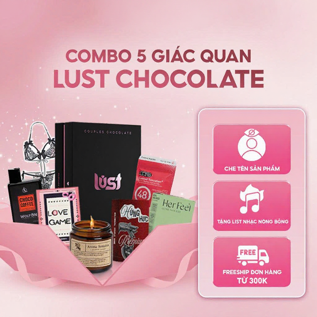Combo Quà Tặng Bạn Trai | Socola Lust Chocolate