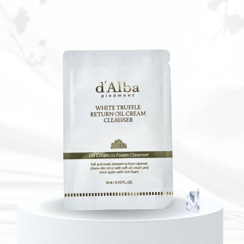 ( Quà Tặng ) Sample Sữa rửa mặt D' Alba Return Oil Cream Cleanser 3ml