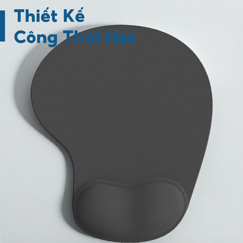 [Loại Tốt] Lót Chuột Có ĐỆM TAY SILICON Máy Tính cực êm đỡ mỏi tay - PKA095