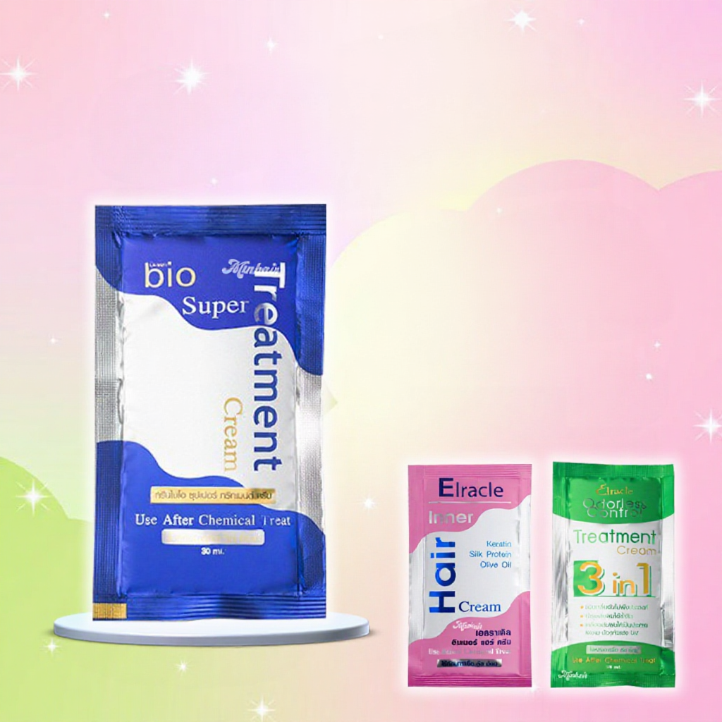 Ủ tóc BIOTIN Collagen Thái Lan, phục hồi tóc tại nhà siêu mềm mượt 30ml, MIN.HAIR