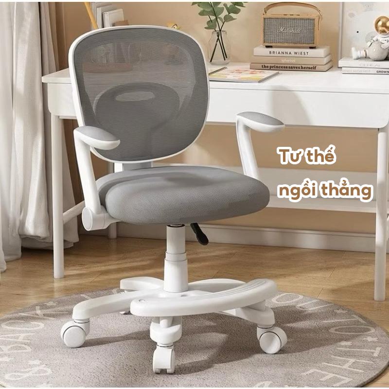Ghế học sinh chống gù cho các bé, Đệm Cao Su Siêu Êm, tăng giảm chiều cao theo độ tuổi