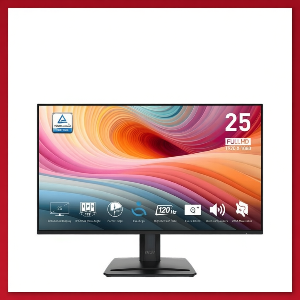 Màn hình MSI PRO MP251 IPS 24.5 inch FHD 120Hz mượt mà, hình ảnh sống động