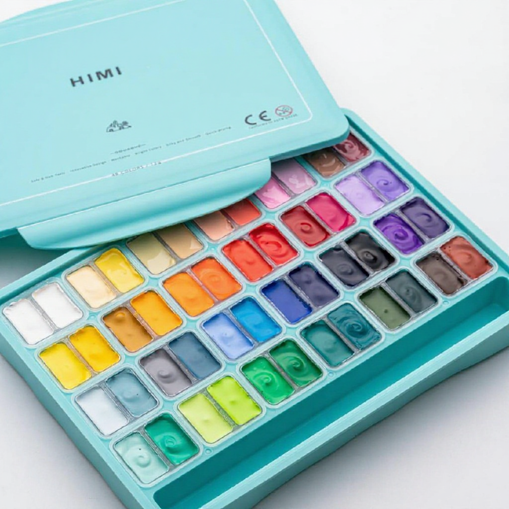 Màu Gouache HiMi dạng thạch