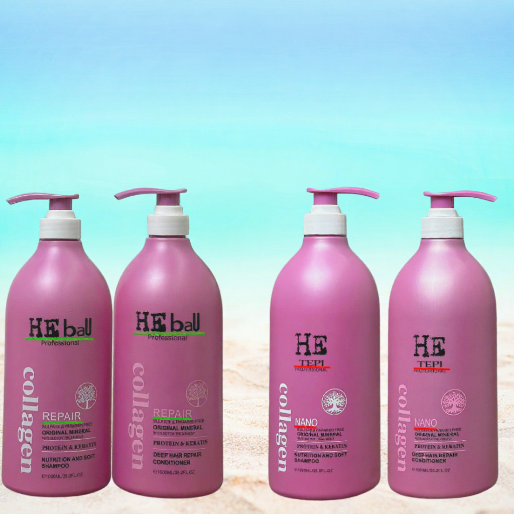 Dầu gội xả TEPI HE 1000ml chính hãng thơm hương nước hoa dưỡng sâu, phục hồi tóc hư tổn
