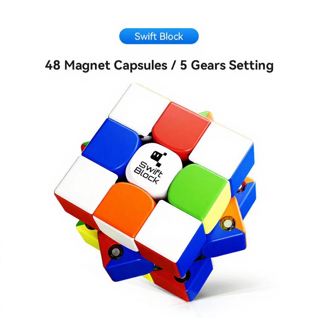 Khối rubik từ tính GAN x Swift Block 355S đồ chơi xếp hình giáo dục cho trẻ em/ người mới bắt đầu 55