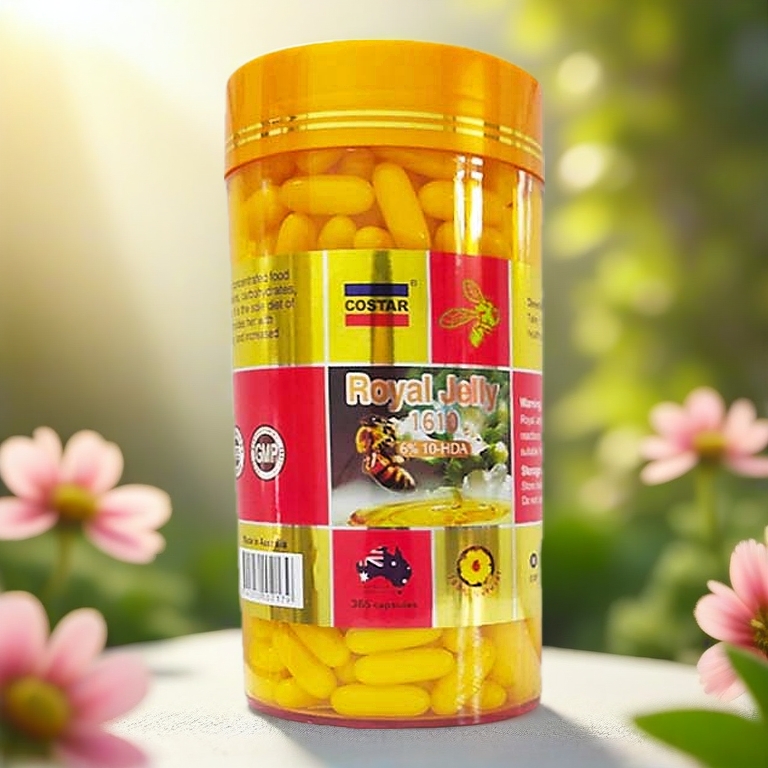 Viên Uống Sữa Ong Chúa Costar Royal Jelly 1610mg 365 viên hỗ trợ đẹp da hong1008