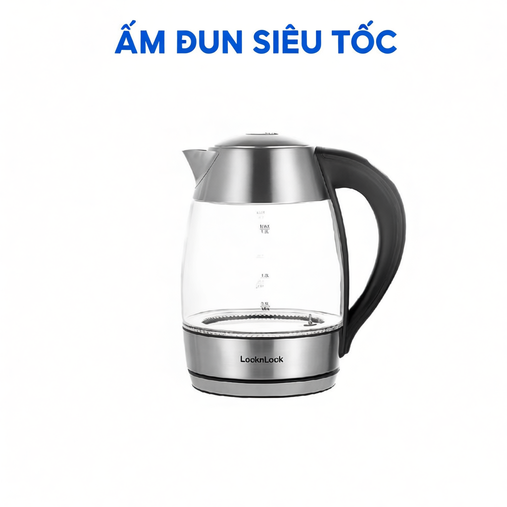 Ấm đun nước điện thủy tinh 1.8L Lock&Lock EJK341