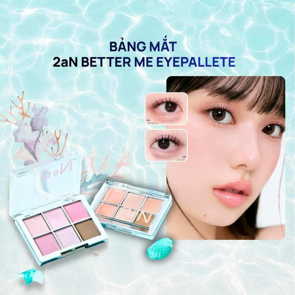 Bảng Màu Mắt 2AN Better Me 4.5g neutral cool warm