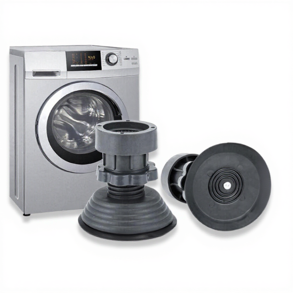 Bộ 4 chân đỡ máy giặt và tủ lạnh chống rung cao su bền bỉ