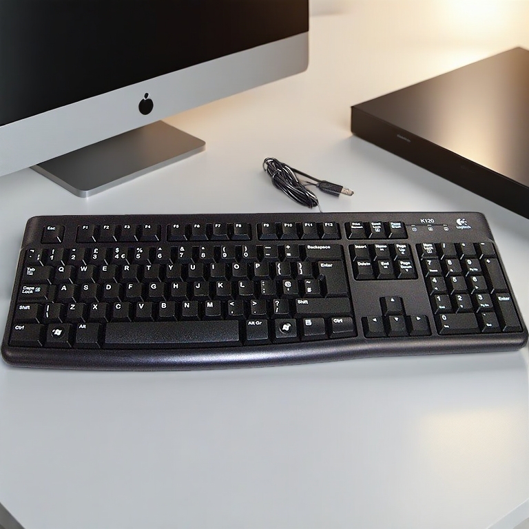 Bàn Phím Có Dây Logitech K120 - Hàng Chính Hãng