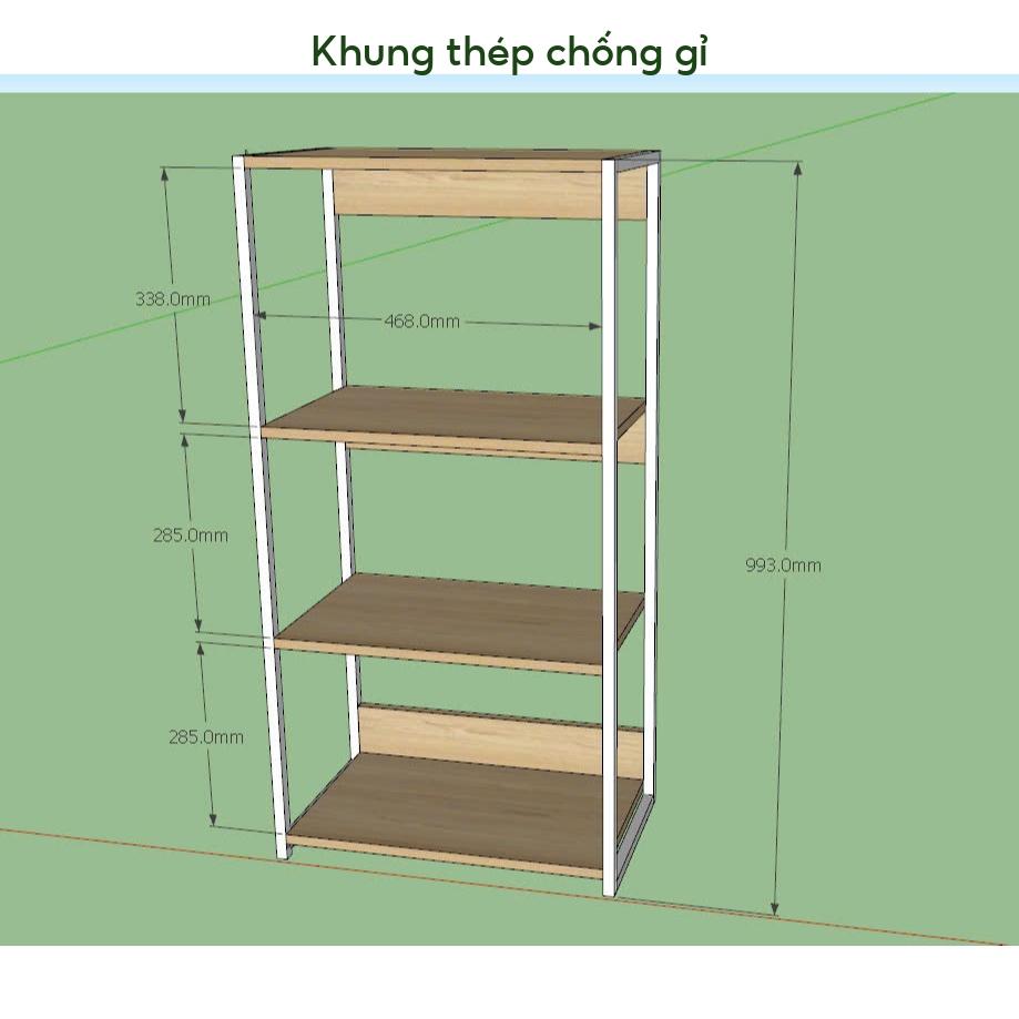 (HỎA TỐC) Kệ nhà bếp đa năng, kệ để đồ tiện dụng khung thép chống ghỉ sơn tĩnh điện thương hiệu ILUMIA - GM05