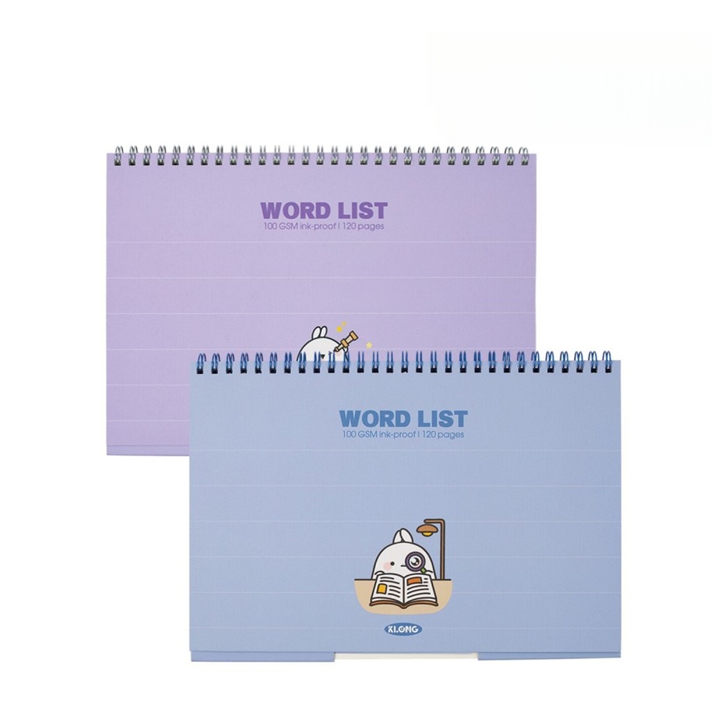 Sổ học từ vựng Word List KLONG B5 120 trang 100/76; MS: 917