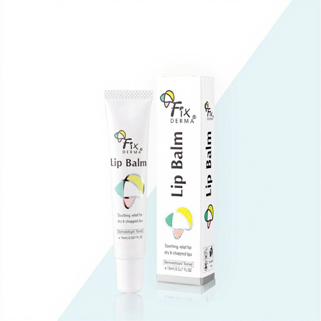 Son Dưỡng Môi FIXDERMA Lip Balm Giúp Mềm Mịn, Giảm Khô Và Nứt Nẻ Môi 15ml