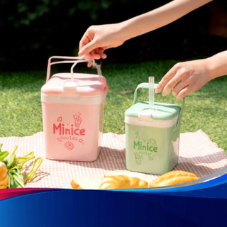 Thùng đá Minice 1 2.1 3L DUY TÂN nhựa PP, PU giữ nhiệt, bình giữ nhiệt mini quai xách, giải khát