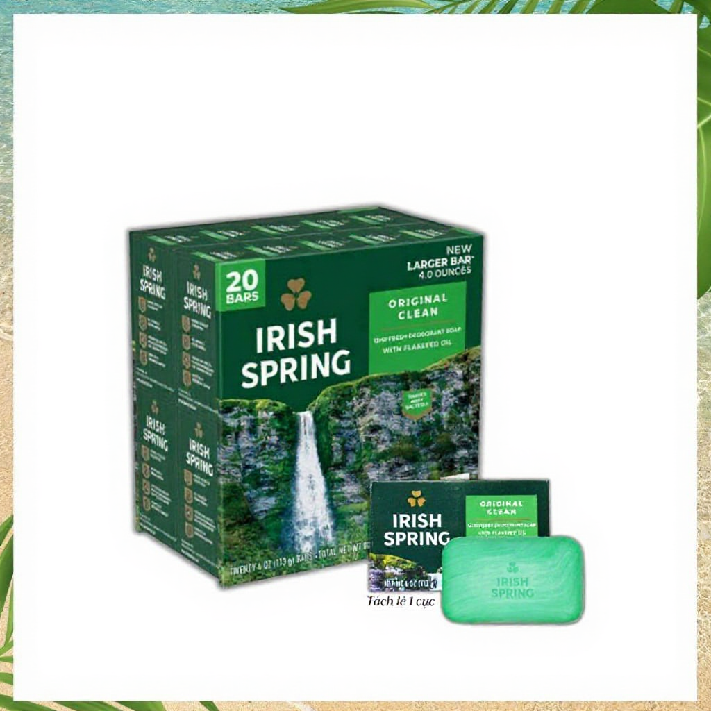 Xà bông cục Irish Spring Original Clean 113G