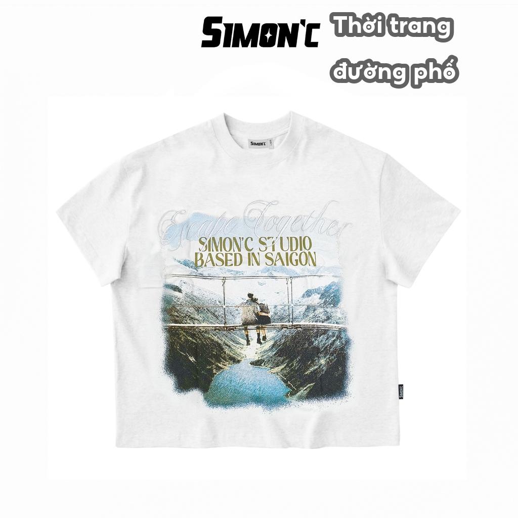 Áo Thun Form Big Boxy '' SIMON'C TOGETHER '' Cotton 100% Local Brand Unisex Cổ Tròn