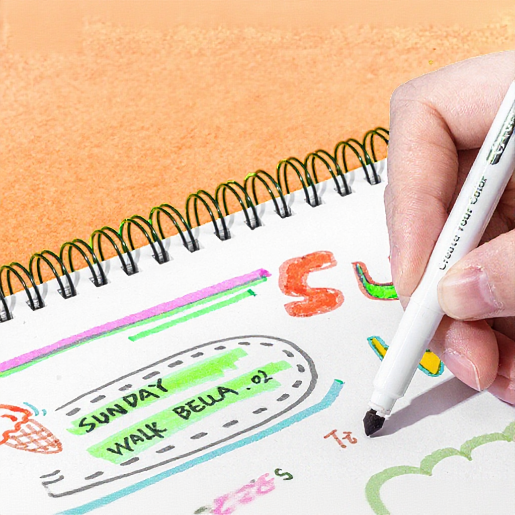 Bút Lông Màu Fiber Pen Deli 20/36/56 Màu, Mực An Toàn, Có Thể Rửa Được, Màu Sắc Tươi Sáng