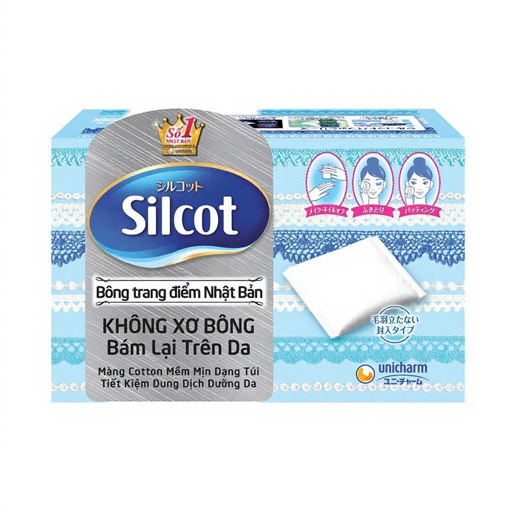 Bông Tẩy Trang Silcot 82 Miếng/hộp